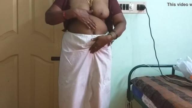 Desi indian tamil kannada malayalam hindi cheating spouse vanitha wearing color saree showing big boobs and shaved pussy push boobs press nip rubbing orgasm